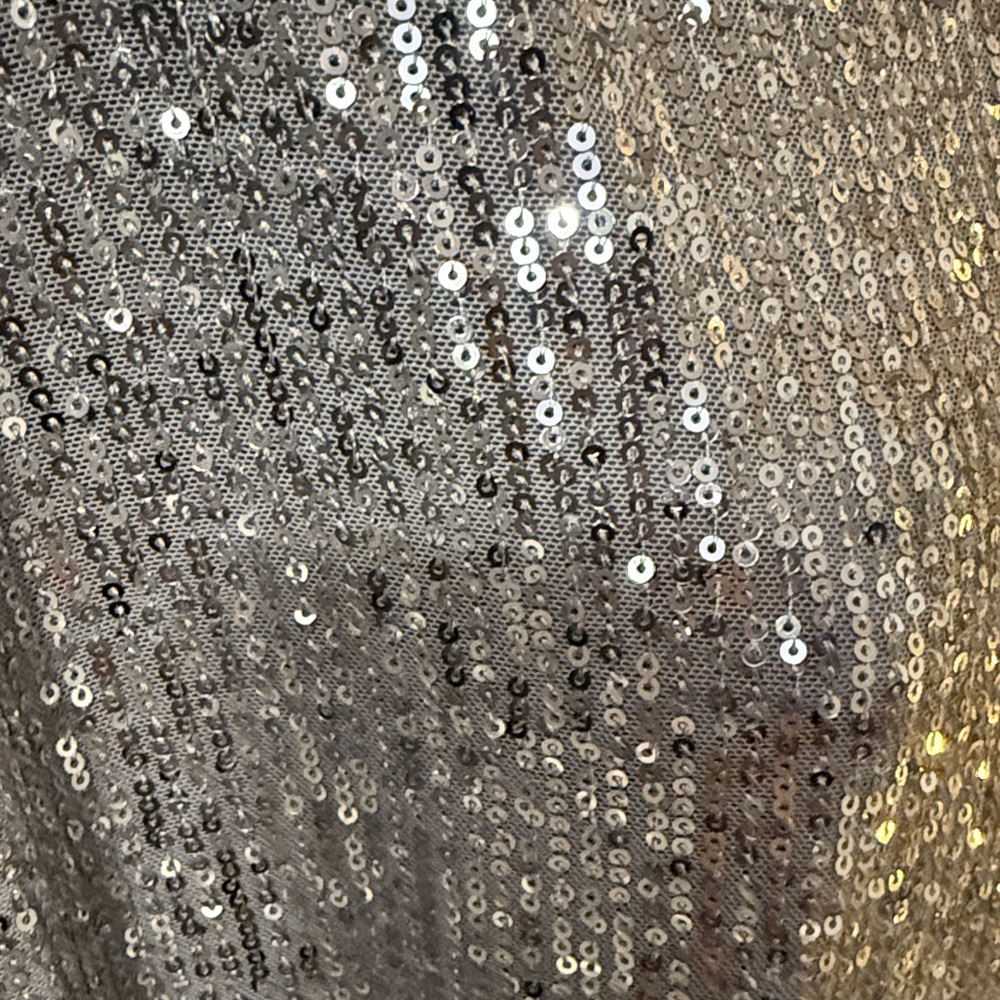 Eloquii Silver Sequin Blouse - Picture 5 of 6